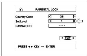 JVC XV-S300BK - To set Parental Lock for the first time [PARENTAL LOCK] - 3