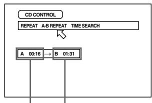 JVC XV-S300BK - Press ENTER at the end of the part you want to repeat (point B). - 2