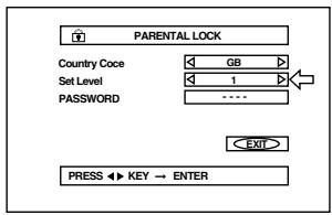 JVC XV-S302SL - To set Parental Lock for the first time [PARENTAL LOCK] - 3