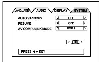 JVC XV-S302SL - Preference displays - 5