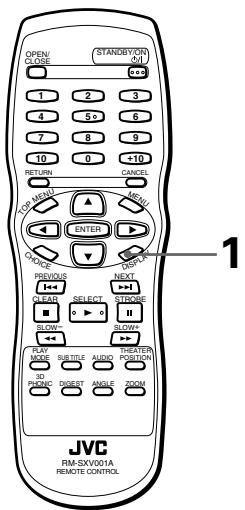 JVC XV-S302SL - To check the DVD function status - 2