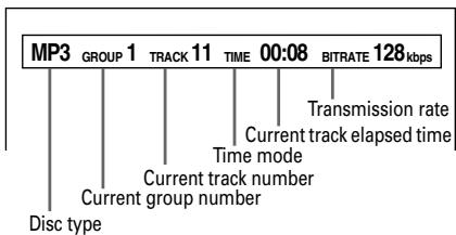 JVC XV-S302SL - Disc/time information - 3