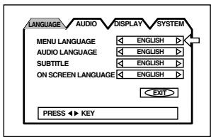 JVC XV-S302SL - MENU LANGUAGE - 1