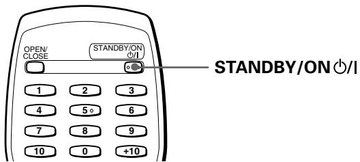 JVC XV-S302SL - Turning on/off the unit - 1