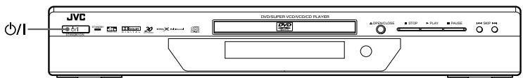 JVC XV-S302SL - Turning on/off the unit - 2