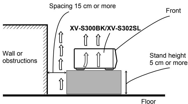 JVC XV-S302SL - Caution: Proper Ventilation - 1