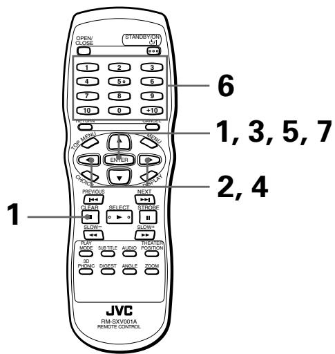 JVC XV-S302SL - To set Parental Lock for the first time [PARENTAL LOCK] - 1