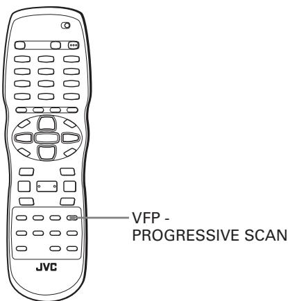 JVC XV-N512S - Activating the Progressive scanning mode using the remote control unit - 1