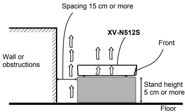 JVC XV-N512S - Caution: Proper Ventilation - 1