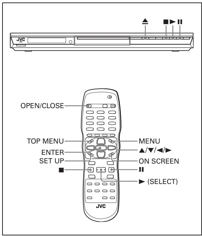 JVC XV-N512S - Press / to select the desired language. - 1