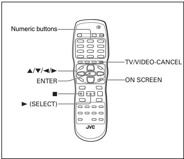 JVC XV-N512S - Press ENTER. - 1