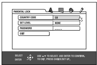 JVC XV-NP10S - To set Parental Lock for the first time - 2
