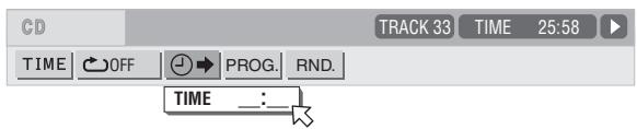 JVC XV-NP10S - Press ◀/▶ to move ✉ to ⏱→, then press ENTER. - 2