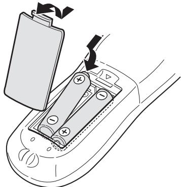 JVC XV-NP10S - To install batteries - 1