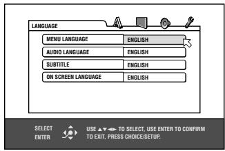 JVC XV-NP10S - LANGUAGE - 1