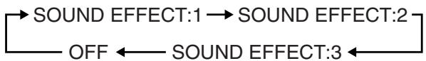 JVC XV-NP10S - Press SOUND EFFECT to select the desired mode. - 1