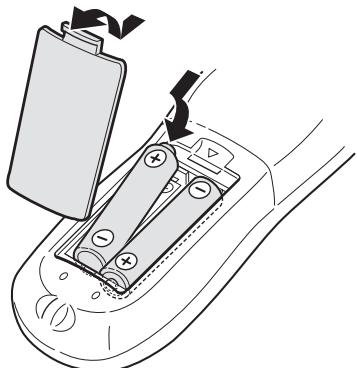 JVC XV-NP1SL - To install batteries - 1