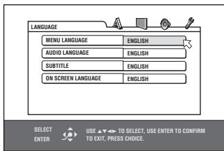 JVC XV-NP1SL - LANGUAGE - 1
