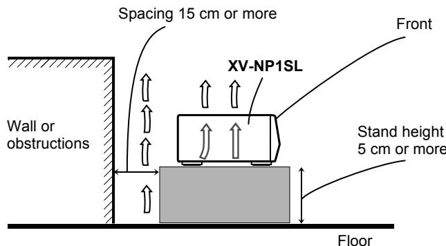 JVC XV-NP1SL - Caution: Proper Ventilation - 1