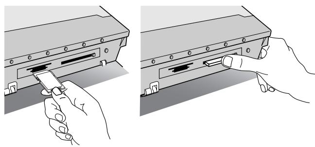 JVC XV-NP1SL - Notes for inserting and removing memory cards - 3