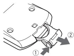 JVC XV-N210B - To install battery - 1