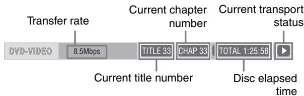JVC XV-N210B - To check the playback status - 1