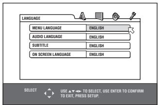 JVC XV-N210B - LANGUAGE - 1