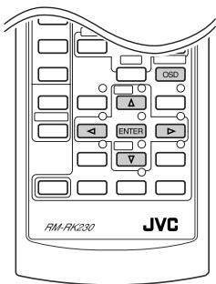 OSD ENTER RM-FK230 JVC