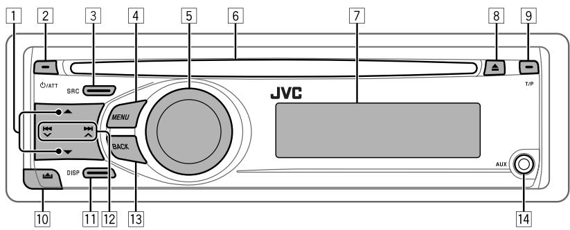 JVC KD-R303 - Basic operations - 1
