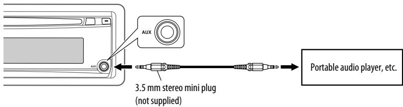 JVC KD-R303 - Listening to the other external components - 3