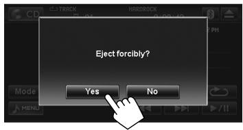 JVC KW-NT1 - How to forcibly eject a disc - 4