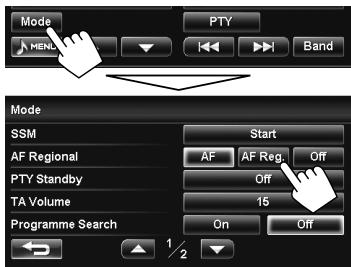 JVC KW-NT1 - To change the Network-Tracking Reception setting - 1