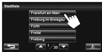 JVC KW-NT1 - Liste der Treffer - 1
