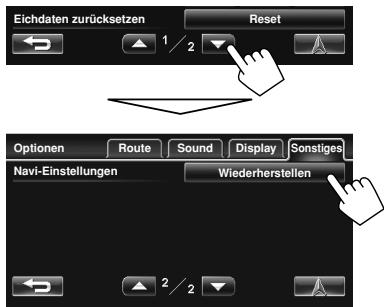 JVC KW-NT1 - Navigationseinstellungen - 1