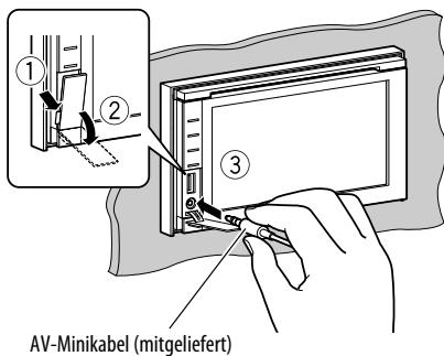 JVC KW-NT1 - Schließen Sie eine externe Komponente an. - 1
