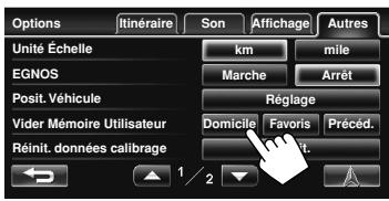 JVC KW-NT1 - Mémoires du domicile, des points favoris ou des destinations/étapes précédentes - 1