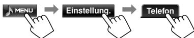 JVC KW-NT1 - Abtrennen eines Bluetooth-Handys - 1