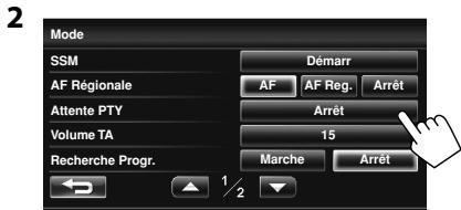 JVC KW-NT1 - Mise en/hors service l'attente de réception TA/PTY - 4