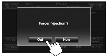 JVC KW-NT1 - Comment forcer l'éjection d'un disque - 4