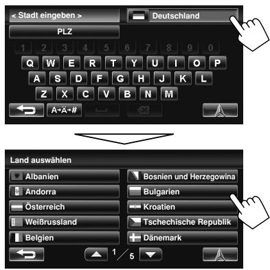 JVC KW-NT1 - Landesauswahlschirmbild - 1