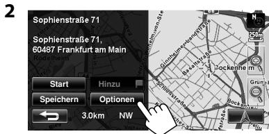 JVC KW-NT1 - Ändern von Routenoptionen - 1