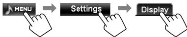 JVC KW-NT1 - Activating/deactivating the rear view camera - 1