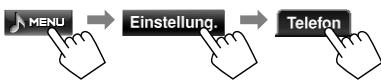 JVC KW-NT1 - Zum Anschließen eines registrierten Handys - 1