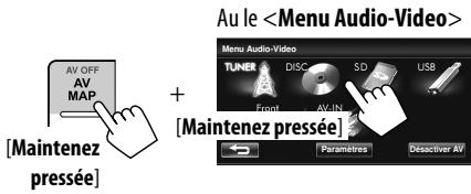 JVC KW-NT1 - Pour interdire l'éjection de disque - 2