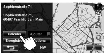 JVC KW-NT1 - Changement des options de la route - 3