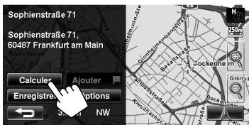 JVC KW-NT1 - Touchez la position que vous souhaitez choisir comme destination. (page 15) - 3