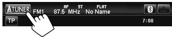 JVC KW-NT1 - Selecting the playback source - 2