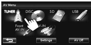 JVC KW-NT1 - Selecting the playback source - 1