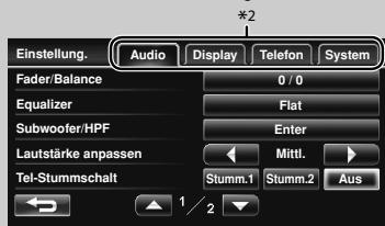 JVC KW-NT1 - Einstellung. - 1
