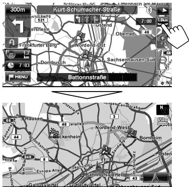 JVC KW-NT1 - Erhalten von Information über Ihre Route und Orte - 1